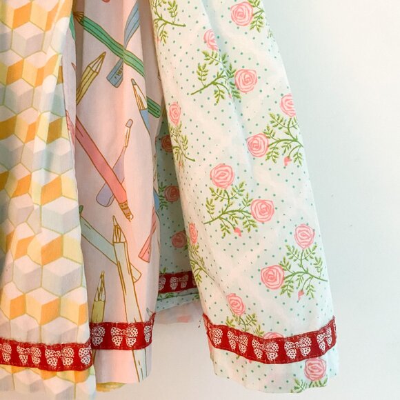 Matilda Jane Trend Setters Dress Tank Paneled Skirt Hello Lovely Girls Size 4 - Picture 4 of 6